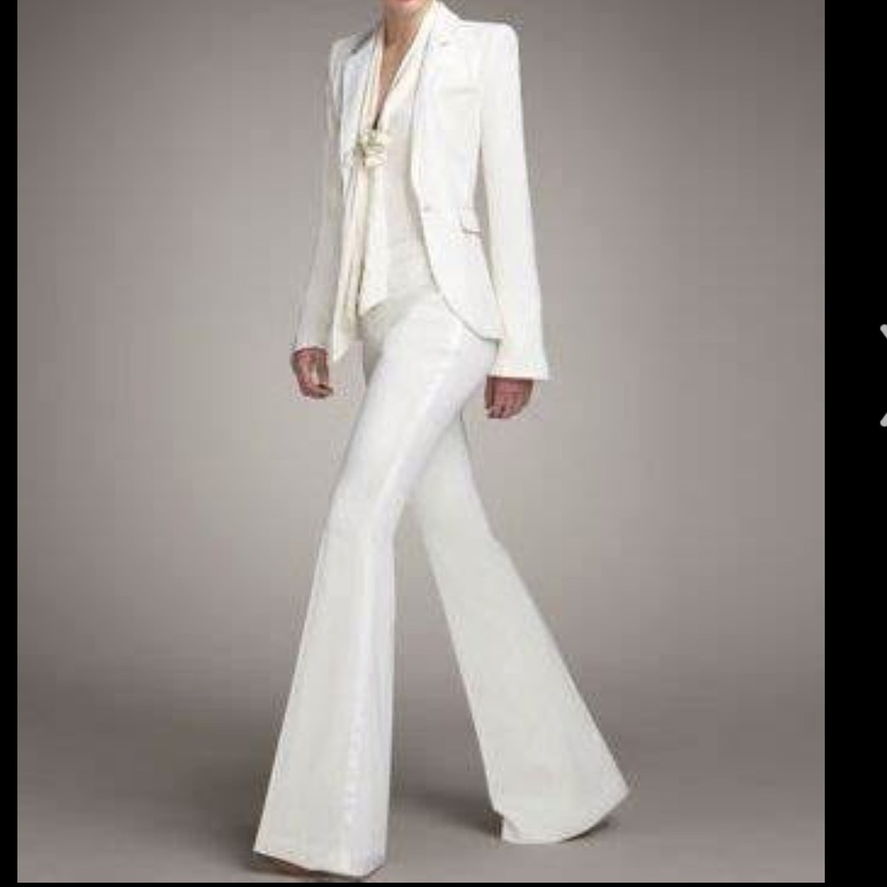 Rachel Zoe winter white tuxedo pant - Picture 4 of 10